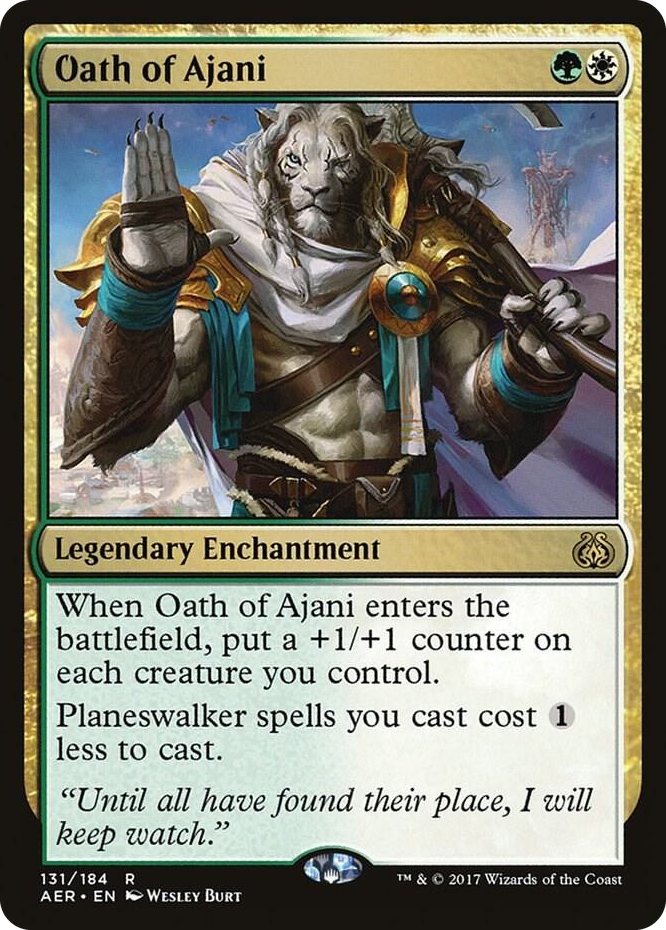 Oath of Ajani #131 R - Aether Revolt Pokemon card