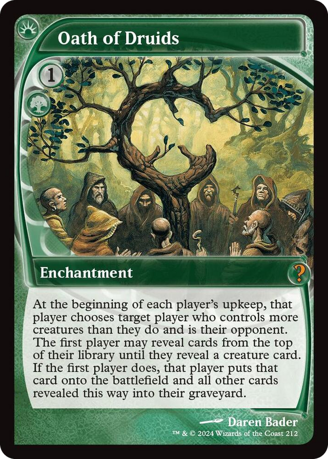 0212 Oath of Druids (Future Sight) M Mystery Booster 2