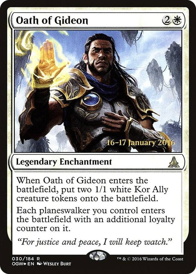 Oath of Gideon #30 R - Prerelease Cards Pokemon card