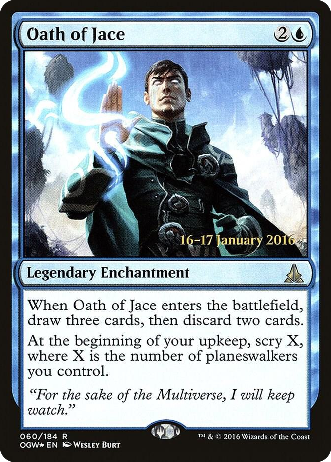 Oath of Jace #60 R - Prerelease Cards Pokemon card