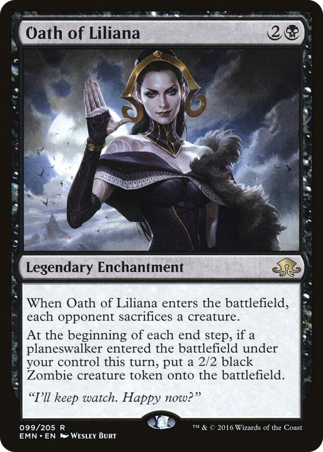 Oath of Liliana #99 R - Eldritch Moon Pokemon card