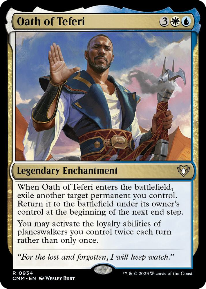 0934 Oath of Teferi R Commander Masters