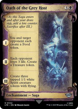 0552 Oath of the Grey Host (Showcase Scrolls) U Universes Beyond: The Lord of the Rings: Tales of Middle-earth