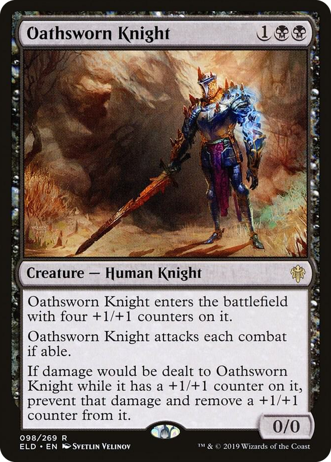 0098 Oathsworn Knight R Throne of Eldraine