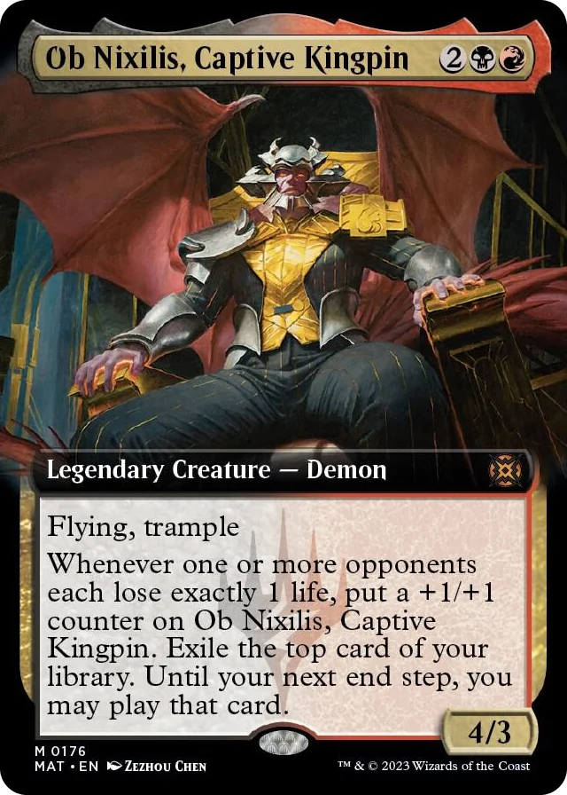 0176 Ob Nixilis, Captive Kingpin (Extended Art) M March of the Machine: The Aftermath