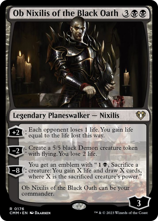 0176 Ob Nixilis of the Black Oath R Commander Masters