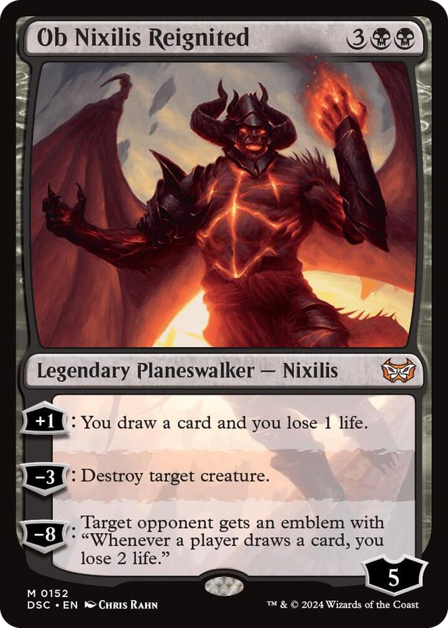 0152 Ob Nixilis Reignited M Commander: Duskmourn: House of Horror
