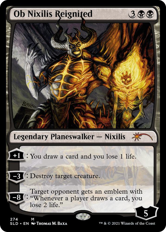 Ob Nixilis Reignited #274 M - Secret Lair Drop Series Pokemon card