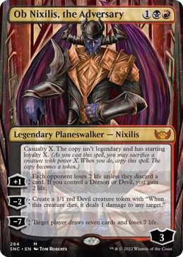 0284 Ob Nixilis, the Adversary (Borderless) M Streets of New Capenna