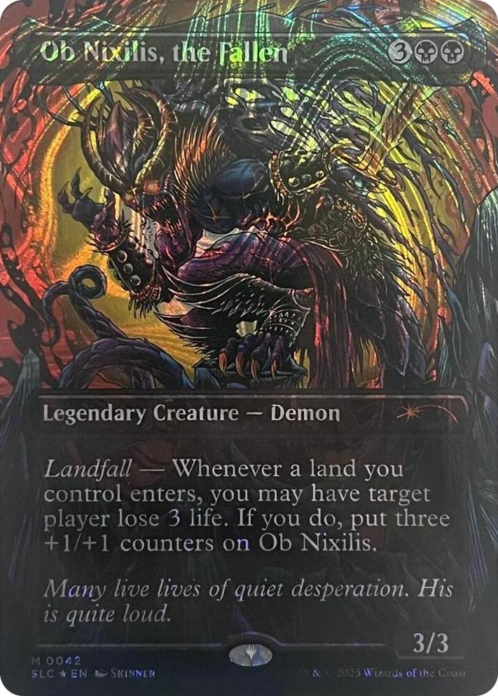 0042 Ob Nixilis, the Fallen (Halo Foil) M Secret Lair Countdown Kit