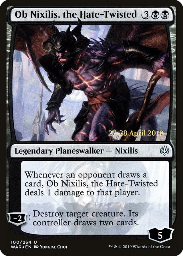 0100 Ob Nixilis, the Hate-Twisted U Prerelease Cards