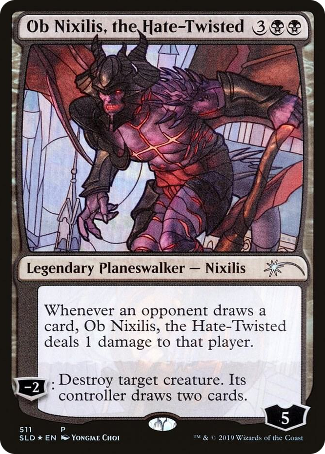 Ob Nixilis, the Hate-Twisted (Stained Glass) #511 P - Secret Lair Drop Series Pokemon card