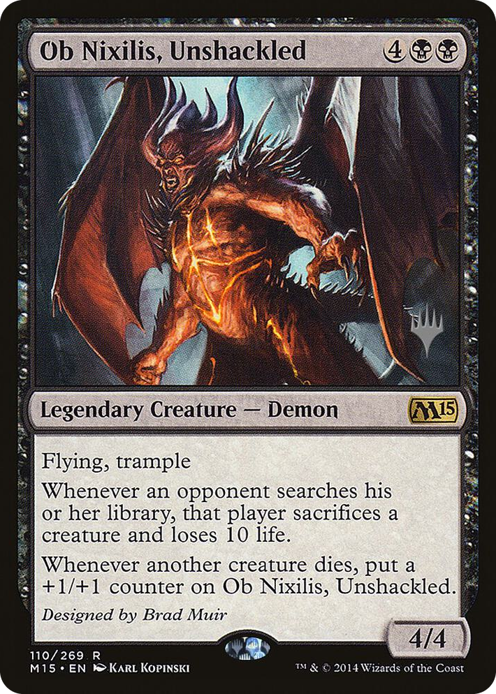 0110 Ob Nixilis, Unshackled R Promo Pack: Zendikar Rising