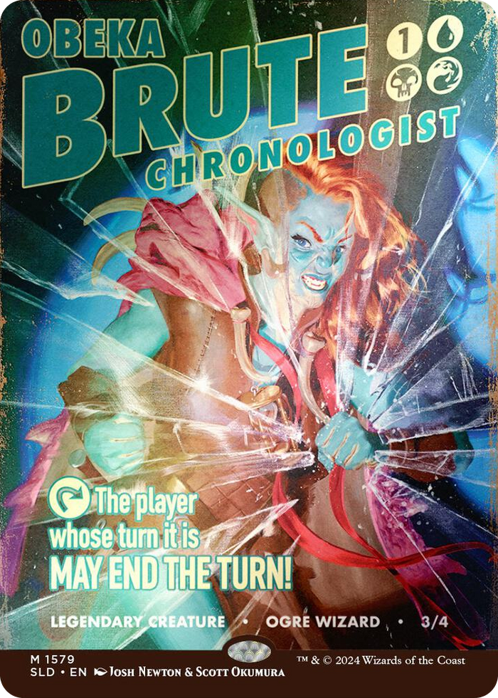Obeka, Brute Chronologist (Rainbow Foil) #1579 R - Secret Lair Drop Series Pokemon card