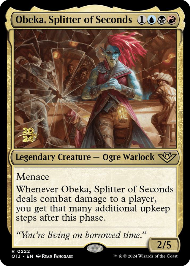 0222 Obeka, Splitter of Seconds R Prerelease Cards