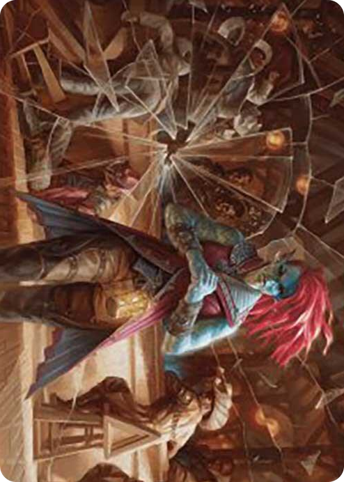 Obeka, Splitter of Seconds Art Card #28 S - Art Series: Outlaws of Thunder Junction Pokemon card