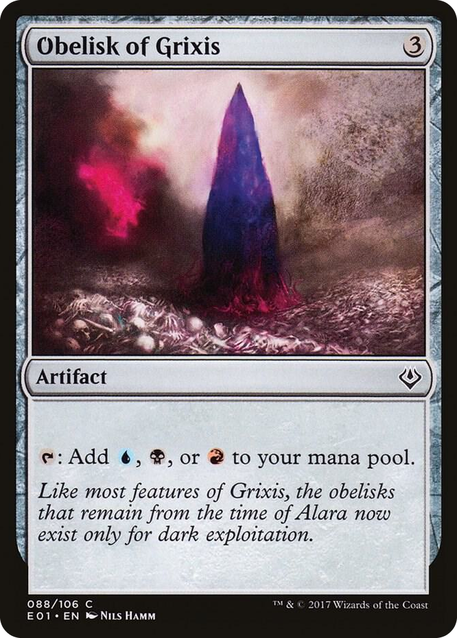 Obelisk of Grixis #88 C - Archenemy: Nicol Bolas Pokemon card