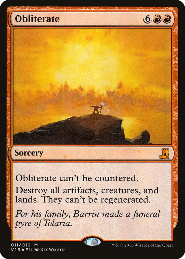 0011 Obliterate M From the Vault: Lore
