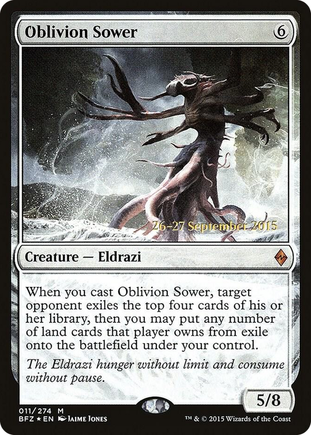 0011 Oblivion Sower M Prerelease Cards