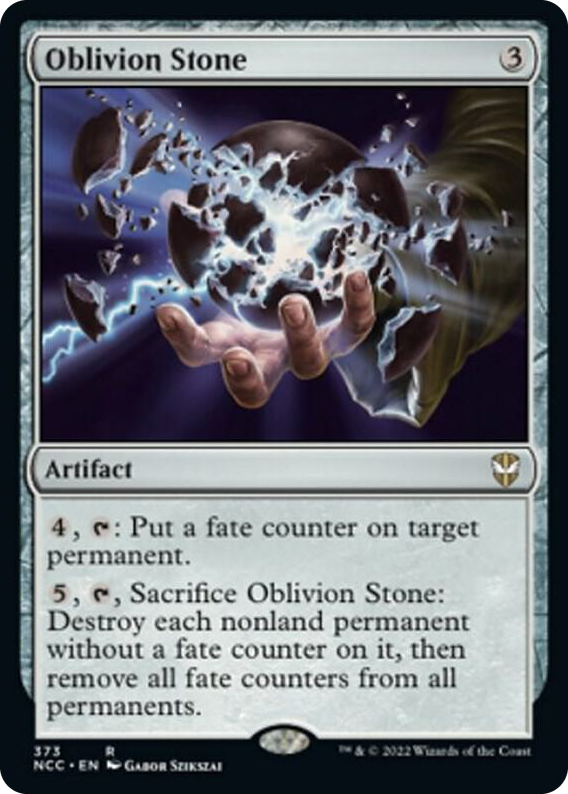 0373 Oblivion Stone R Commander: Streets of New Capenna