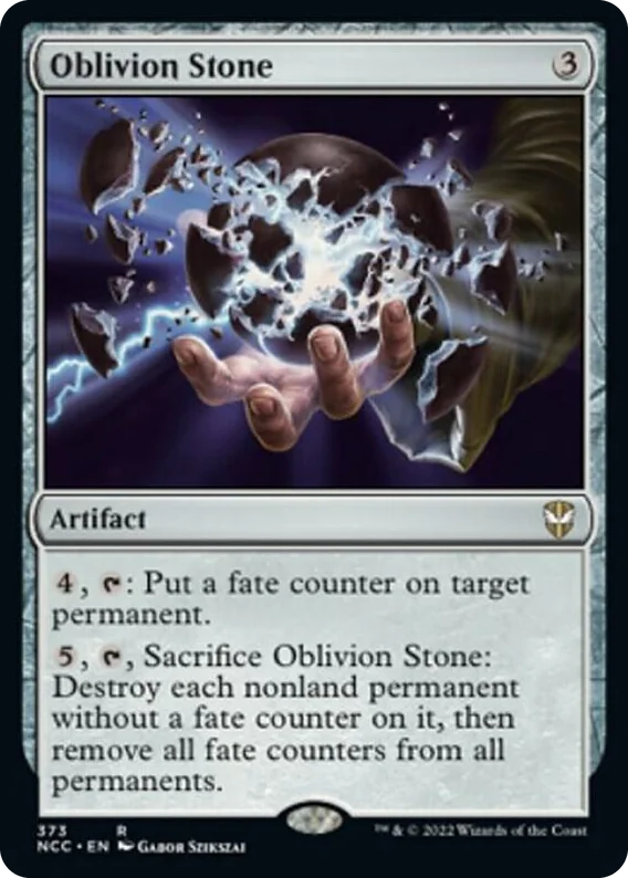 0373 Oblivion Stone R Commander: Streets of New Capenna