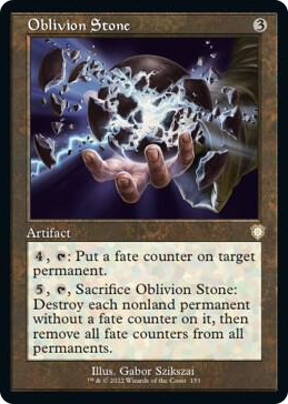 0153 Oblivion Stone (Retro Frame) R Commander: The Brothers' War