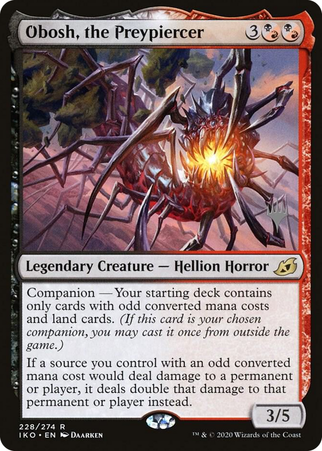 0228 Obosh, the Preypiercer R Promo Pack: Ikoria