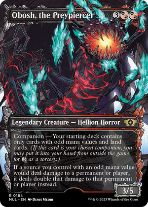 0184 Obosh, the Preypiercer (Halo Foil) R March of the Machine: Multiverse Legends