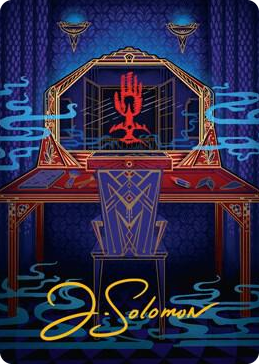 0073 Obscura Charm Art Card (Gold-Stamped Signature) S Art Series: Streets of New Capenna