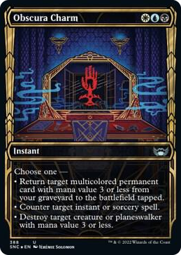0388 Obscura Charm (Gilded Foil) U Streets of New Capenna