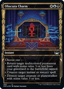 0388 Obscura Charm (Gilded Foil) U Streets of New Capenna