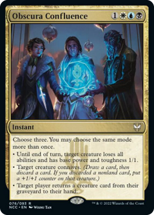 0076 Obscura Confluence R Commander: Streets of New Capenna