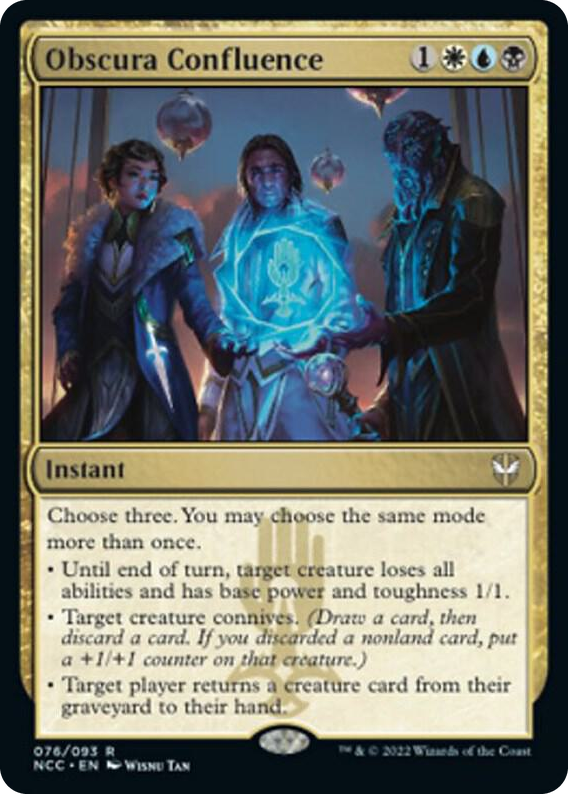 0076 Obscura Confluence R Commander: Streets of New Capenna