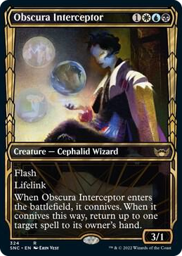 0324 Obscura Interceptor (Showcase) R Streets of New Capenna