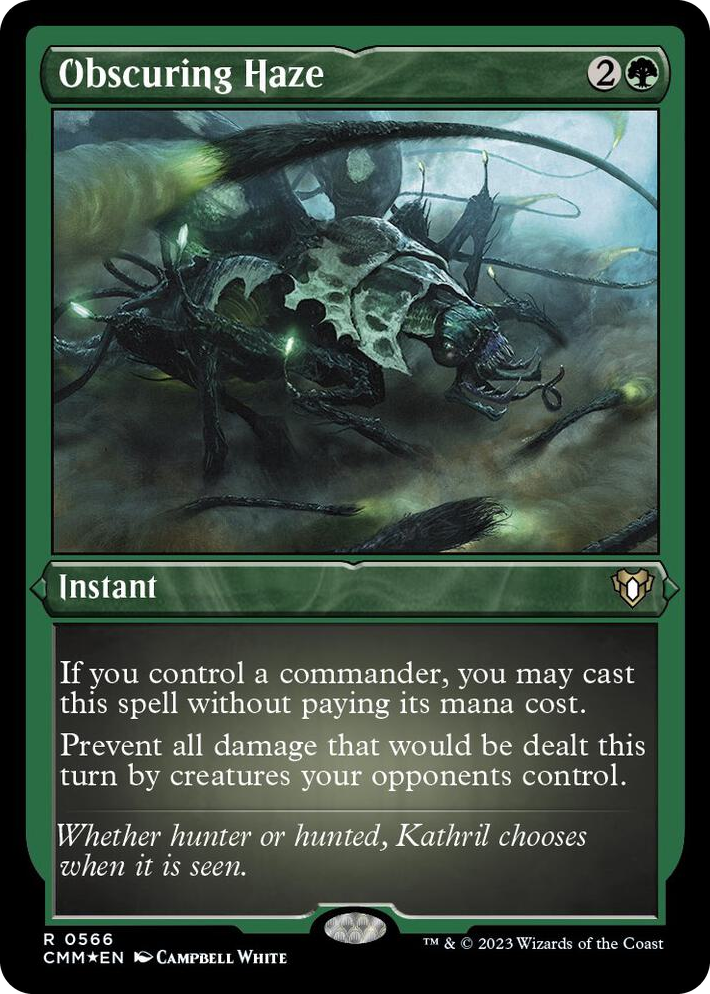0566 Obscuring Haze (Foil Etched) R Commander Masters