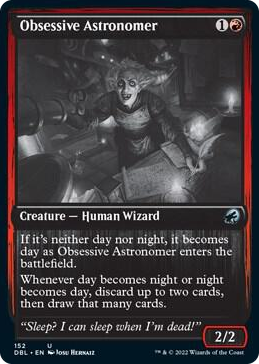 Obsessive Astronomer #152 U - Innistrad: Double Feature Pokemon card