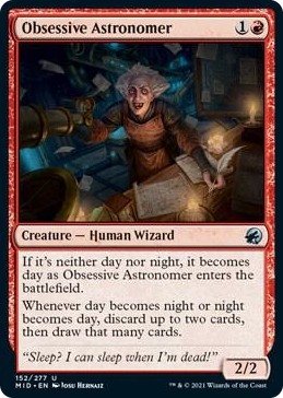 0152 Obsessive Astronomer U Innistrad: Midnight Hunt