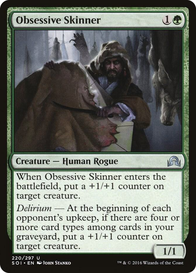 Obsessive Skinner #220 U - Shadows over Innistrad Pokemon card