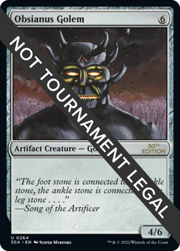 0264 Obsianus Golem U 30th Anniversary Edition