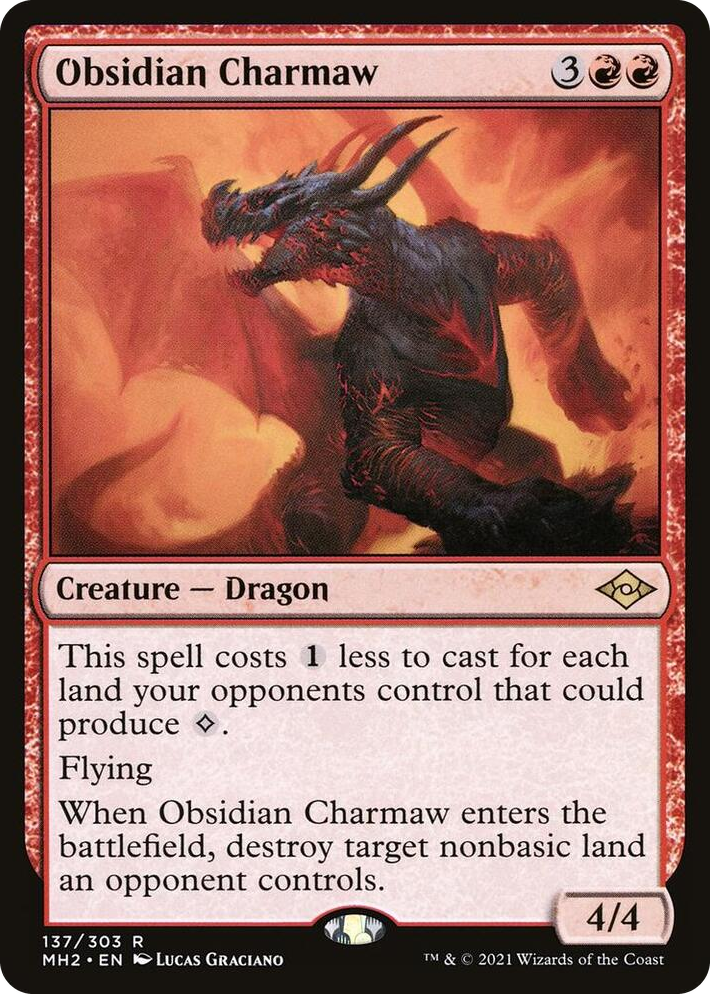 0137 Obsidian Charmaw R Modern Horizons 2