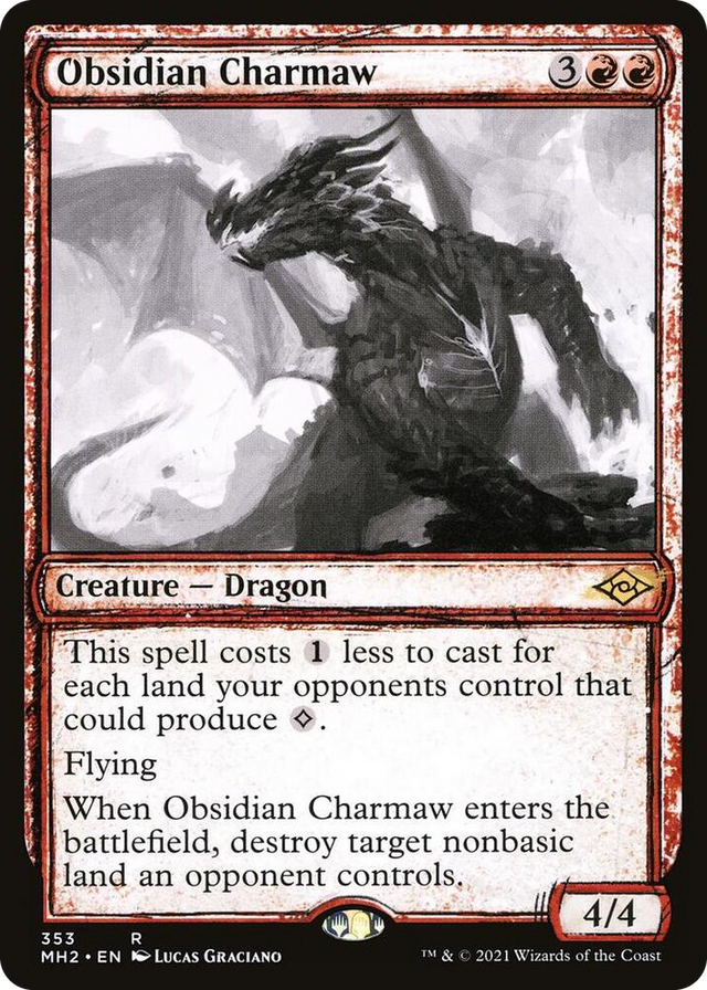 0353 Obsidian Charmaw (Showcase) R Modern Horizons 2