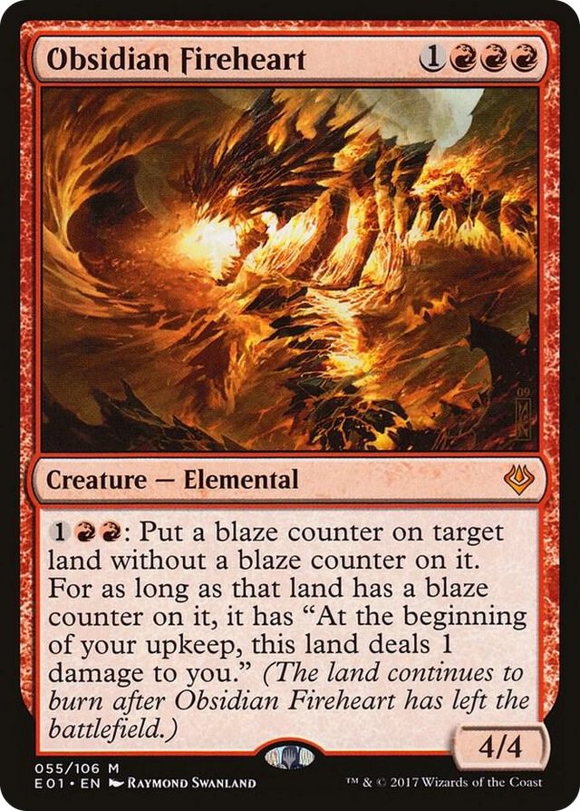 0055 Obsidian Fireheart M Archenemy: Nicol Bolas