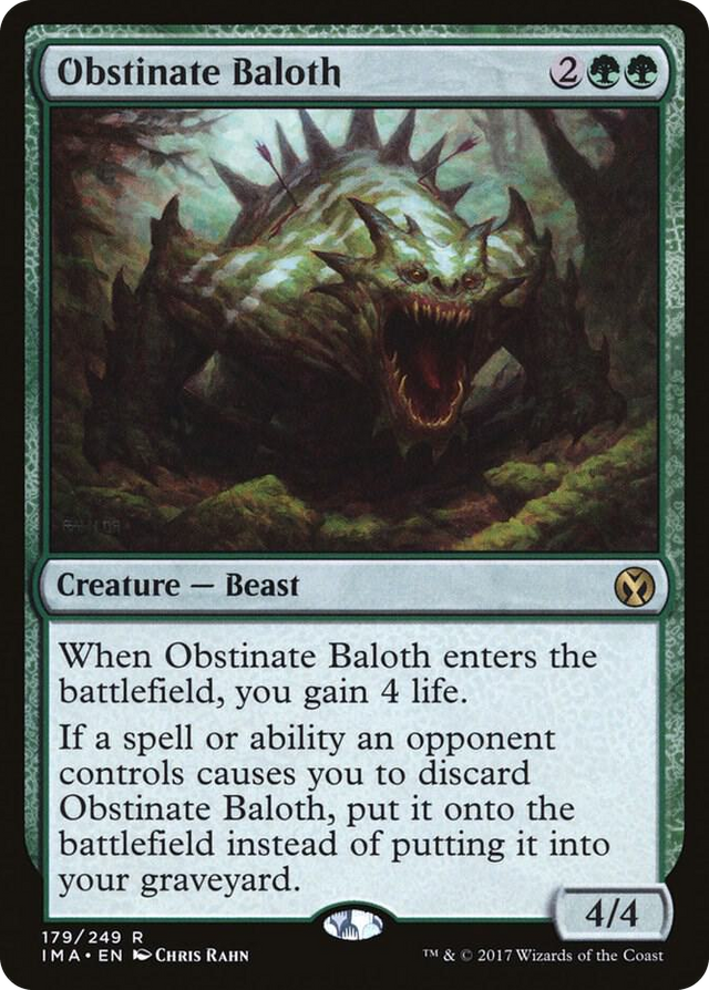 0179 Obstinate Baloth R Iconic Masters