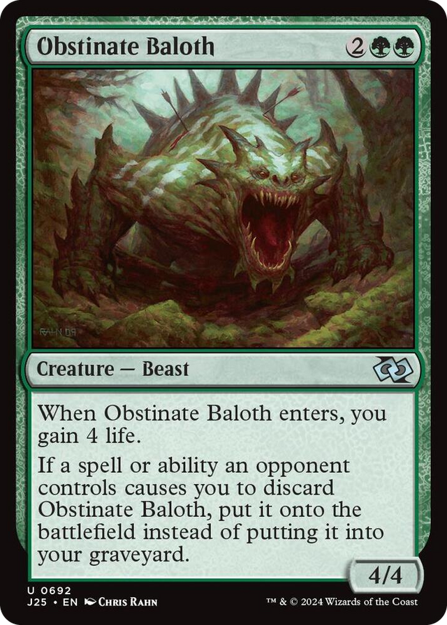 0692 Obstinate Baloth U Foundations Jumpstart