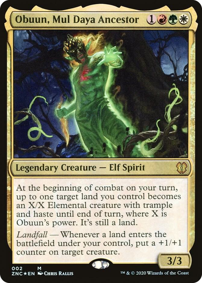 0002 Obuun, Mul Daya Ancestor M Commander: Zendikar Rising