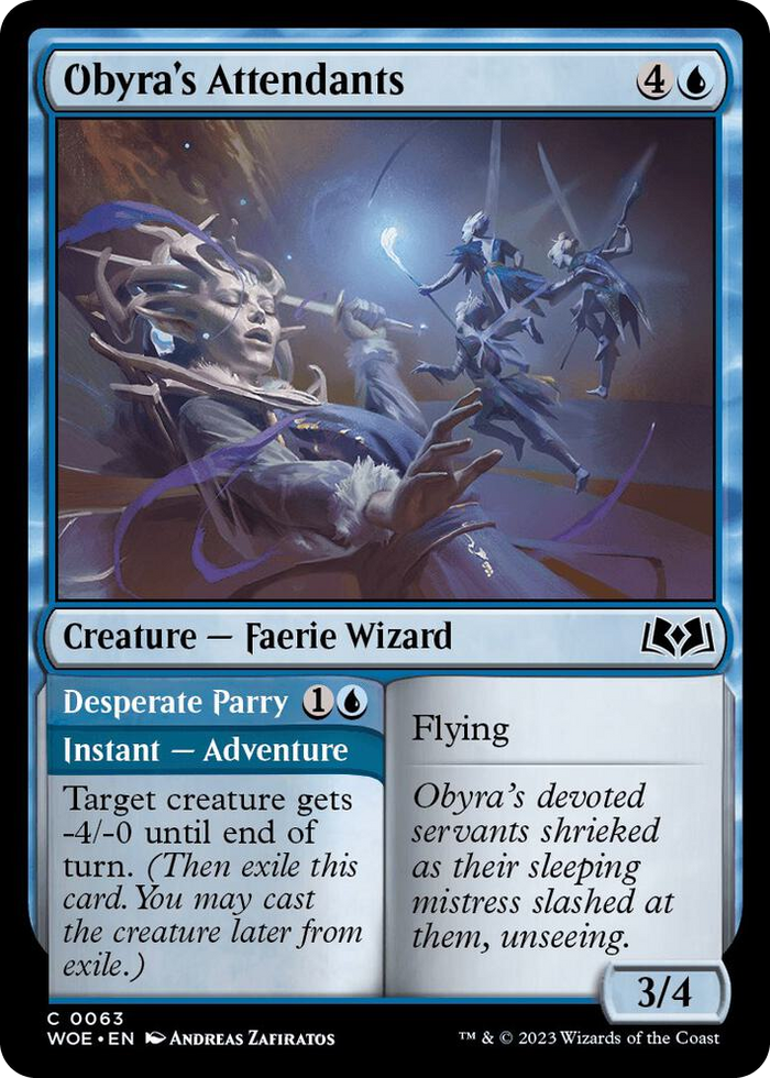 Obyra's Attendants #63 C - Wilds of Eldraine Pokemon card