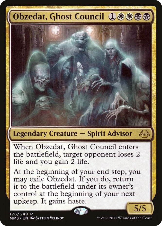 Obzedat, Ghost Council #176 R - Modern Masters 2017 Pokemon card