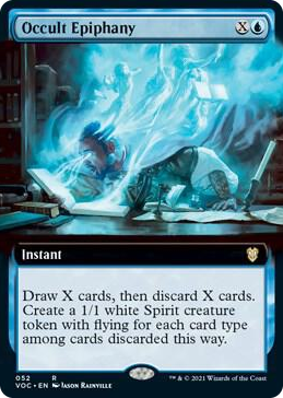0052 Occult Epiphany (Extended Art) R Commander: Innistrad: Crimson Vow