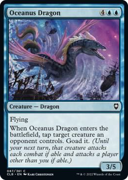 0087 Oceanus Dragon C Commander Legends: Battle for Baldur's Gate