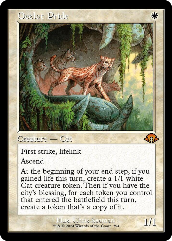 0394 Ocelot Pride (Retro Frame) M Modern Horizons 3